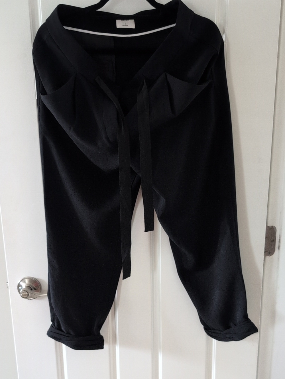 Black Women's Drawstring Trousers Wilfred